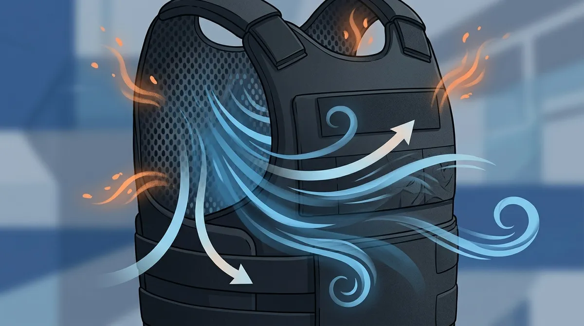 air circulation under bulletproof vest