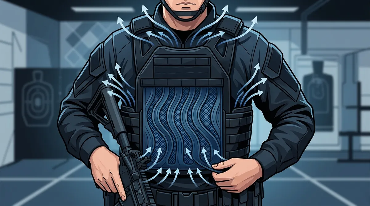 air circulation under bulletproof vest