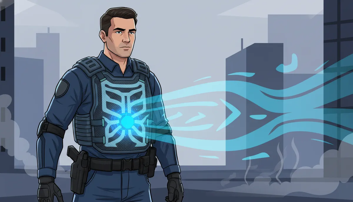 military body armor cooling system