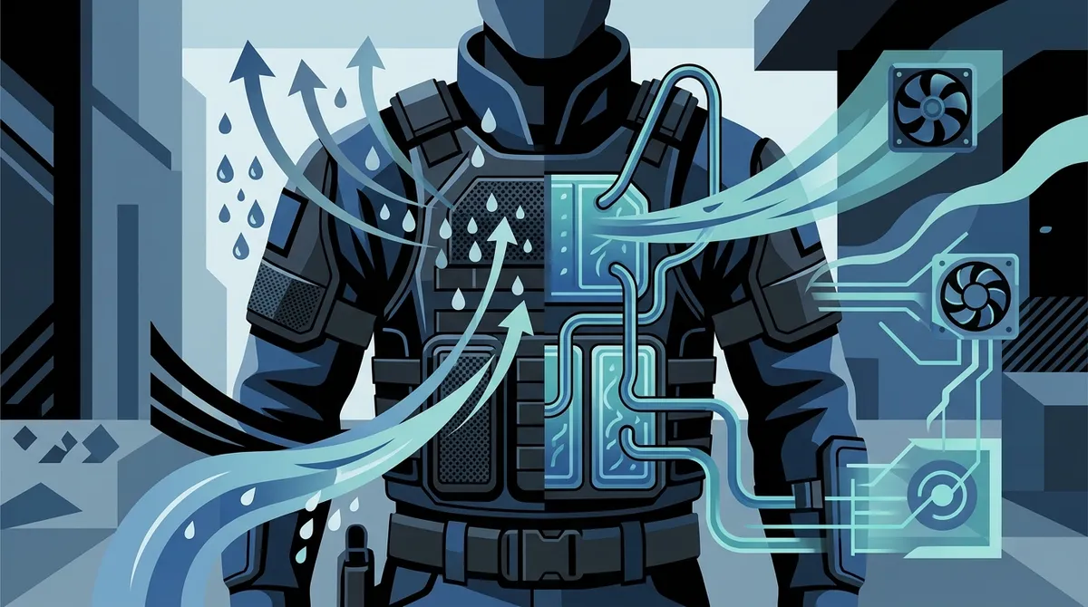 passive vs active body armor cooling