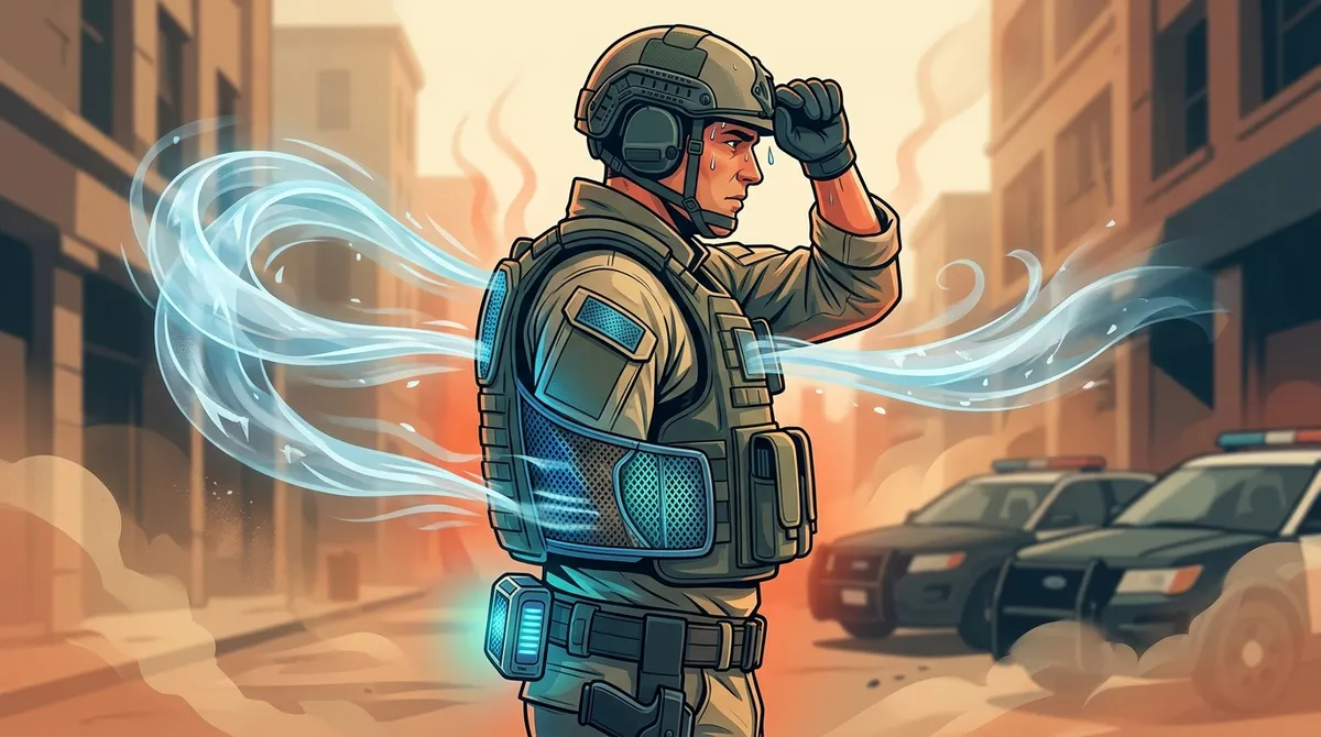 soldier cooling gear hot weather