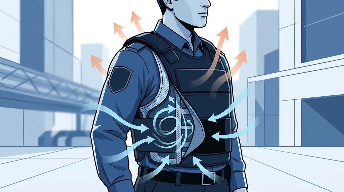 body armor for security guards in heat