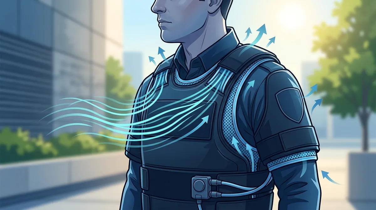body armor for security guards in heat