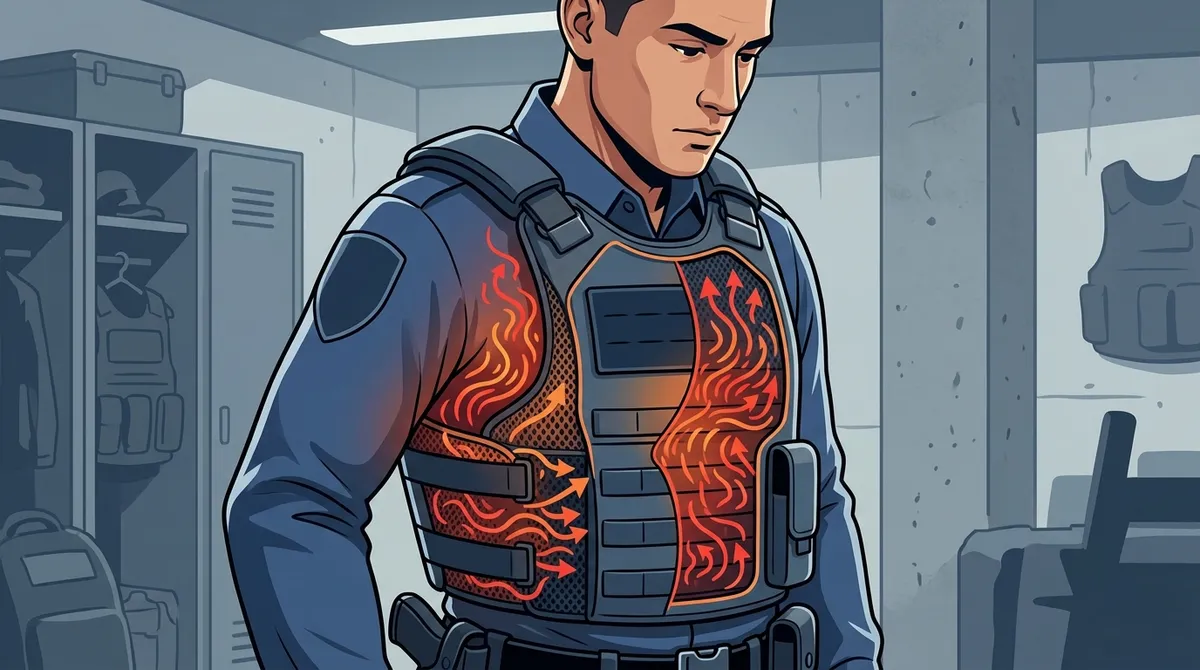 DIY body armor cooling hack