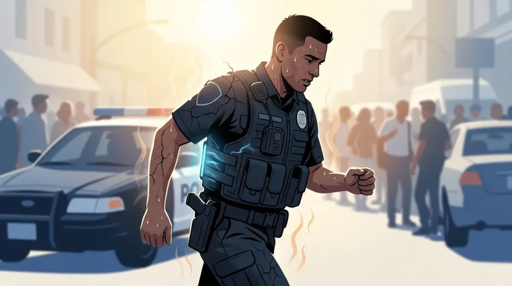How Does Heat Affect Police Reaction Time on Duty?