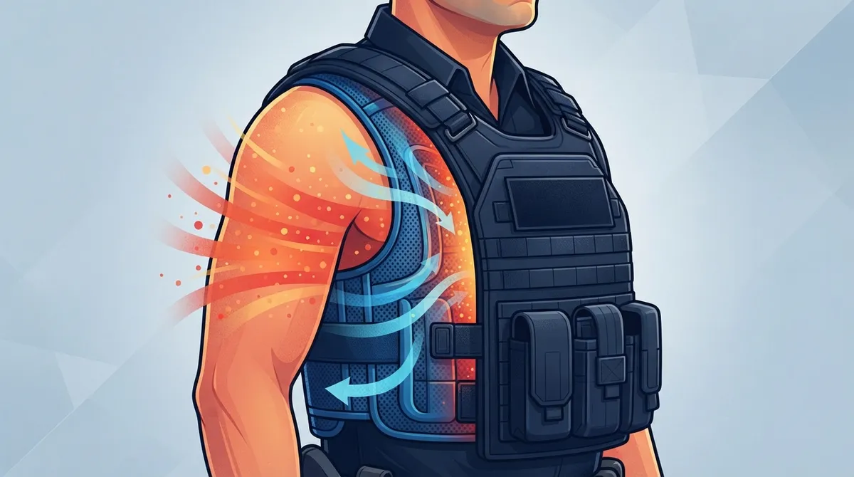 wearing body armor in hot weather