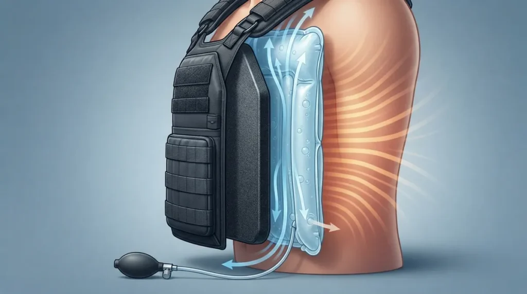 How Does a Bulletproof Vest Inflatable Cooling Pad Work?