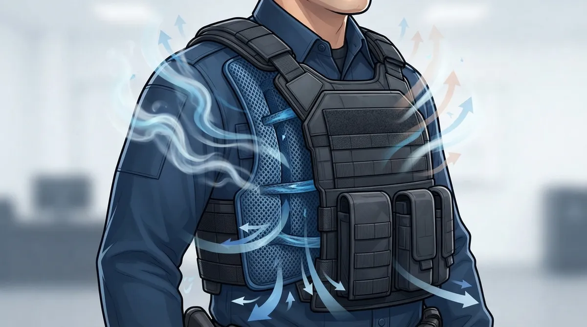 body armor sweat problems