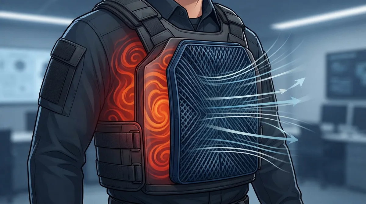 how body armor traps heat