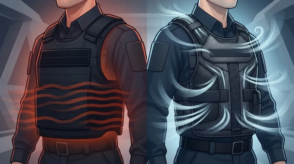 Trapped Heat vs. Fresh Air: Why Vests Overheat You