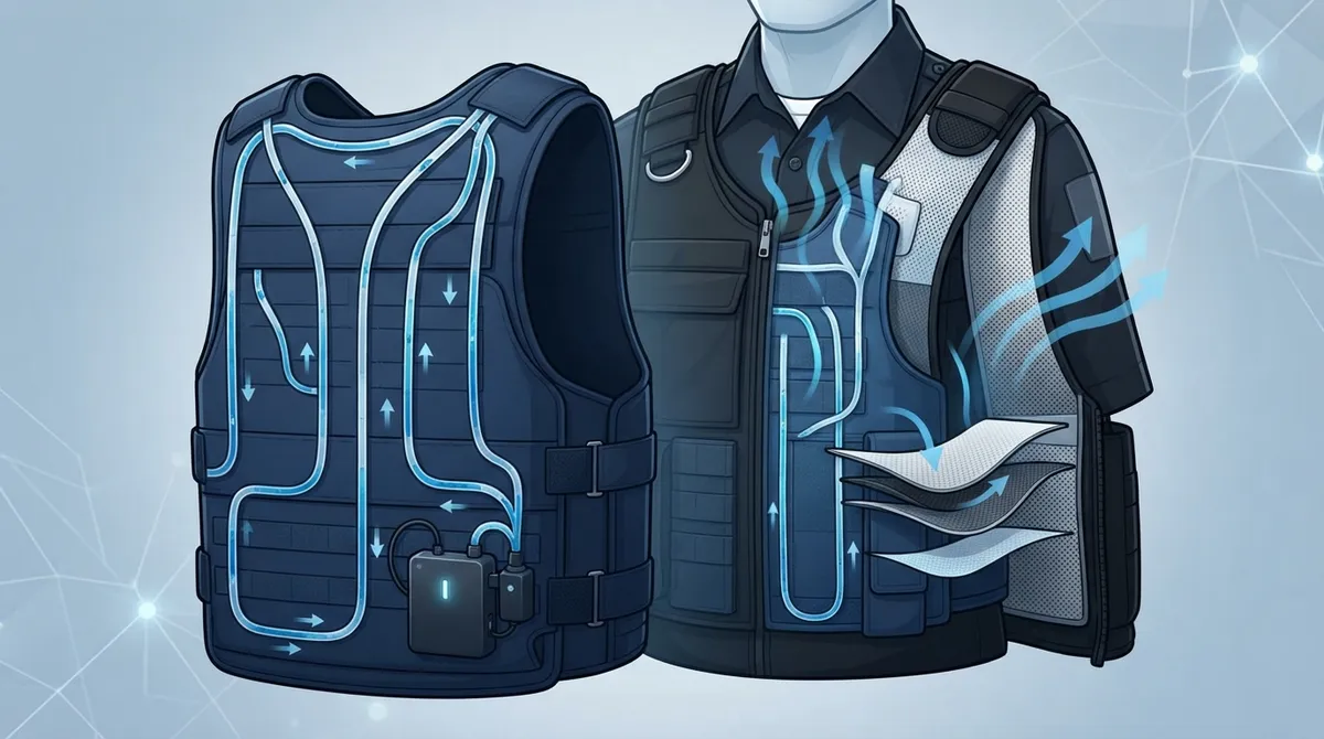 cooling vest for police