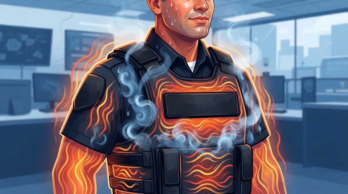 cooling vest for police