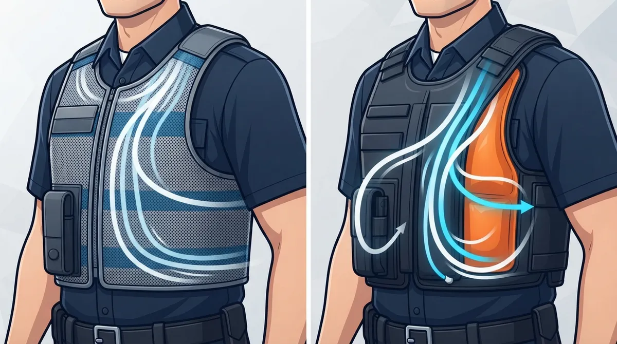 body armor lift ventilation system