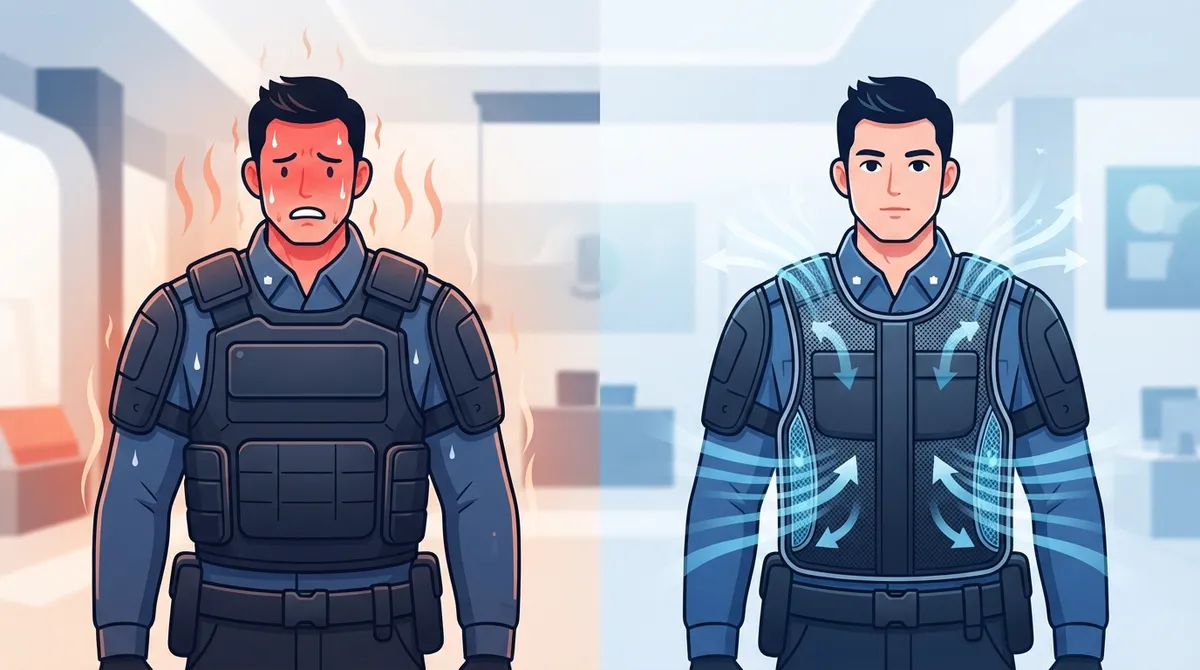 body armor overheating dangers