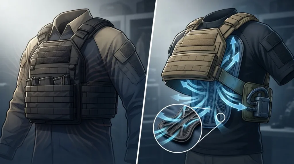 BluHalo vs. Standard Vests: How Does It Really Cool You?