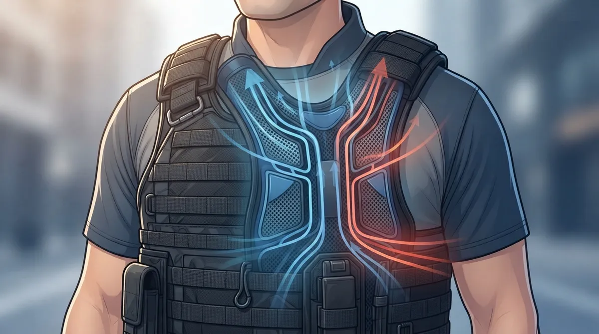 dangers of wearing body armor in summer
