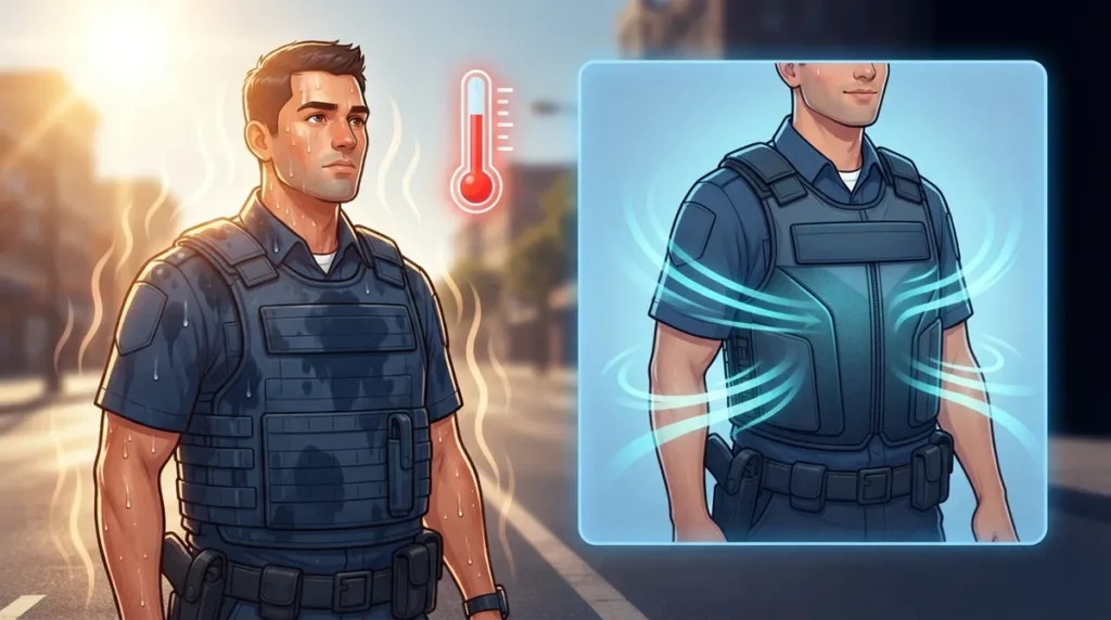 How to Beat the Dangers of Body Armor in Summer