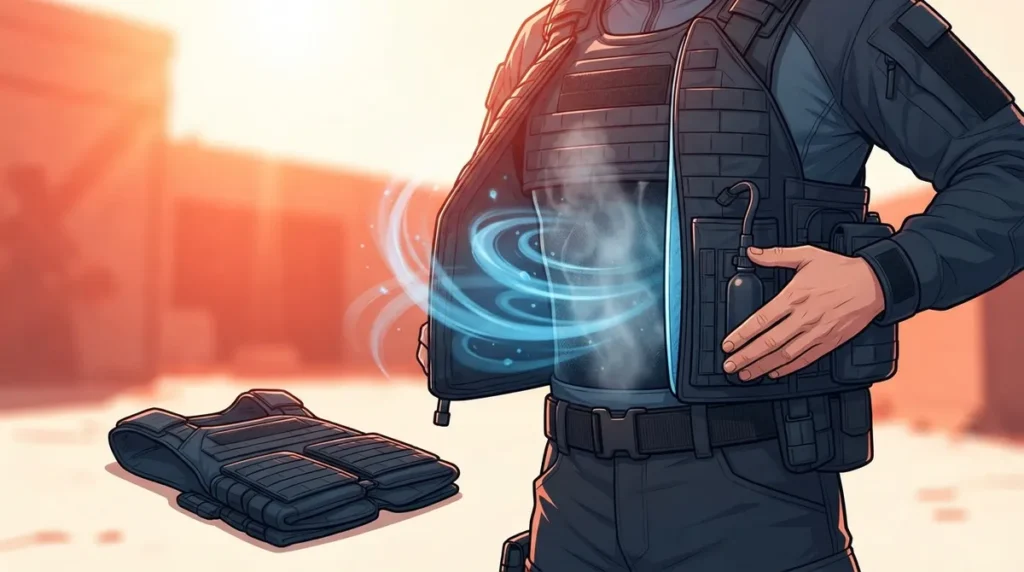 How to Beat Heat with Cooling On Demand Body Armor