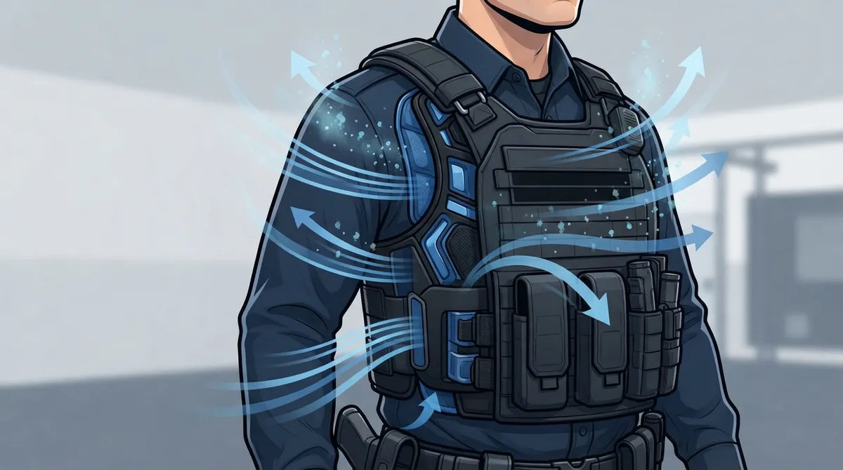 body armor ventilation system