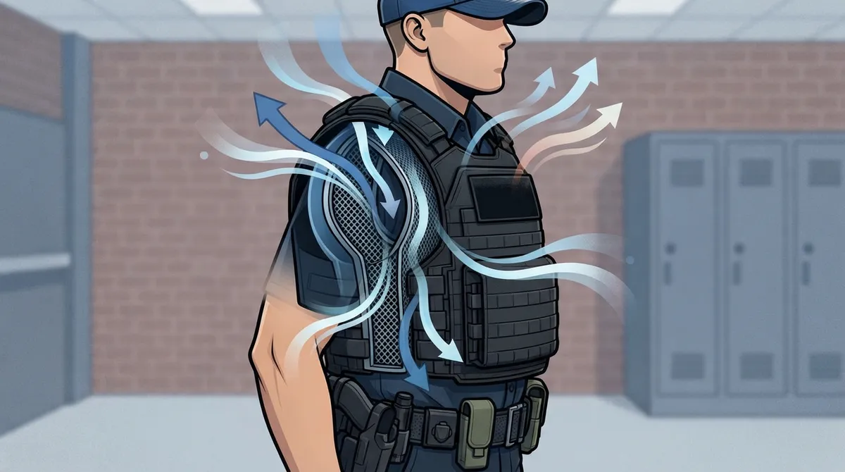 body armor ventilation system