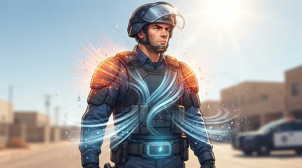 Passive vs. Active Police Duty Gear Cooling: Which Wins?