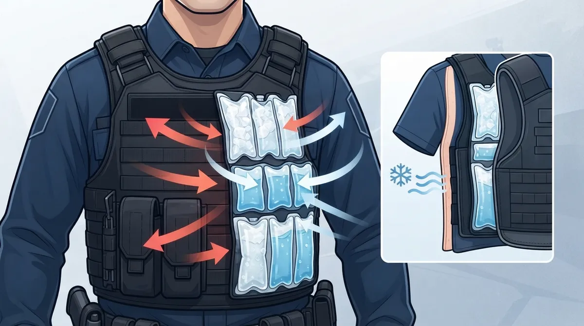 phase change cooling vests