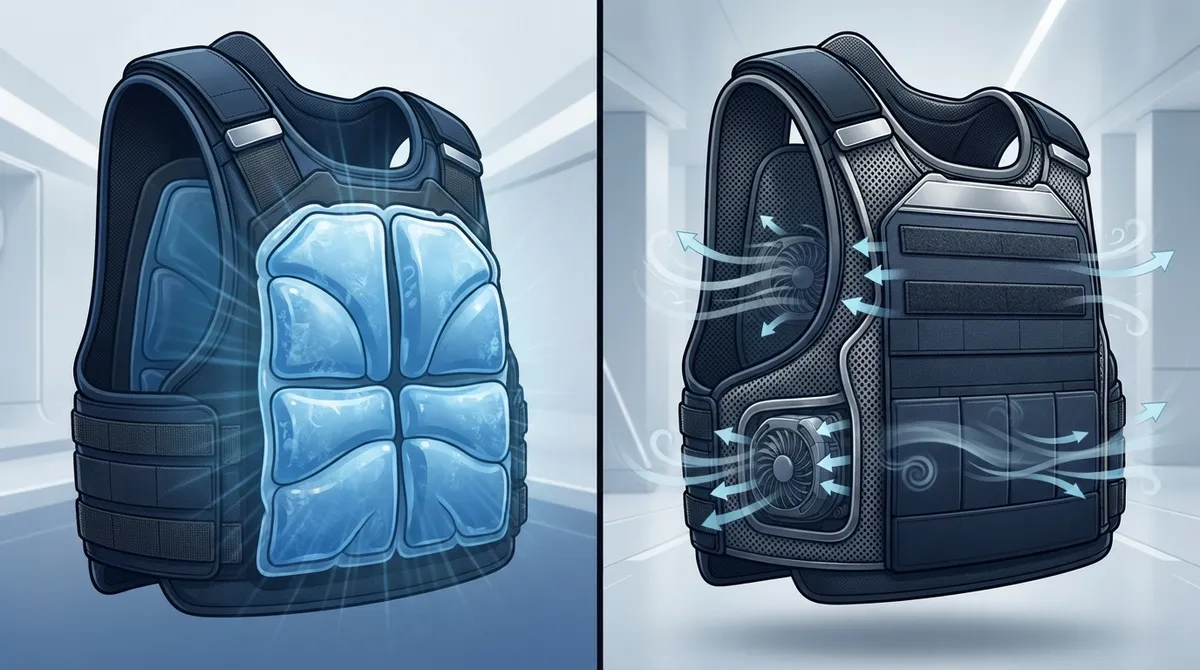 phase change cooling vests