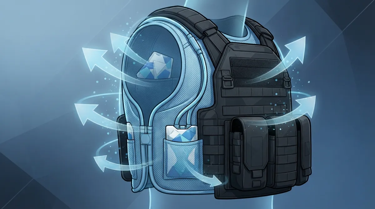 portable cooling vest