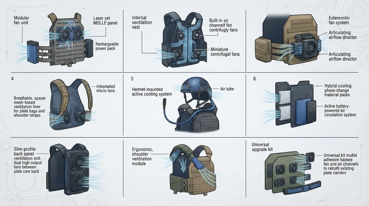 plate carrier cooling fan