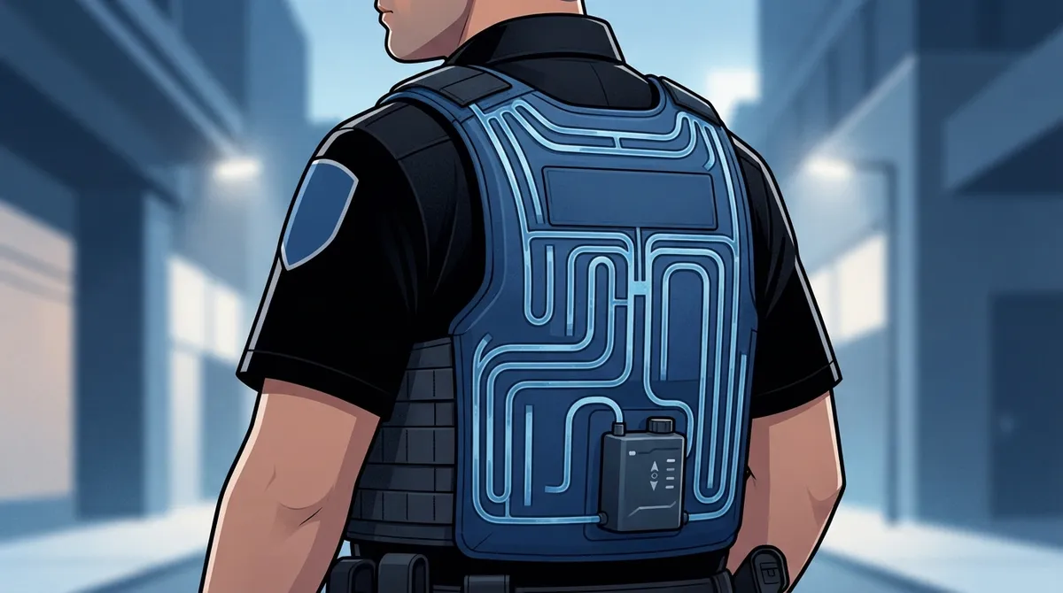 cooling vest for police officers