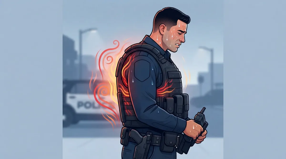 cooling vest for police officers