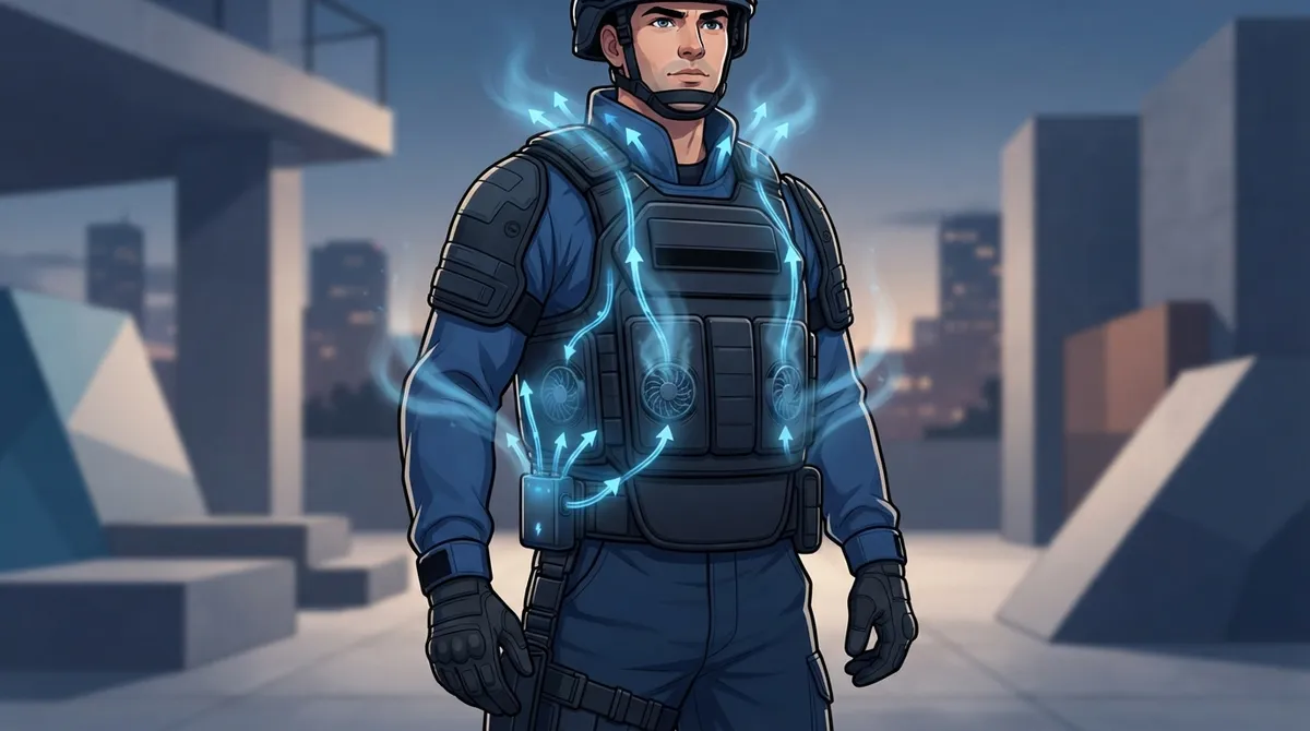 active vs passive body armor cooling