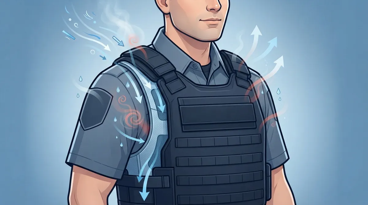 body armor smells like sweat