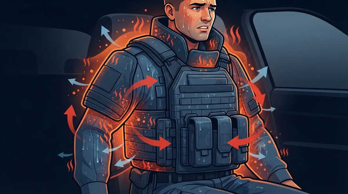 how to stay cool in body armor