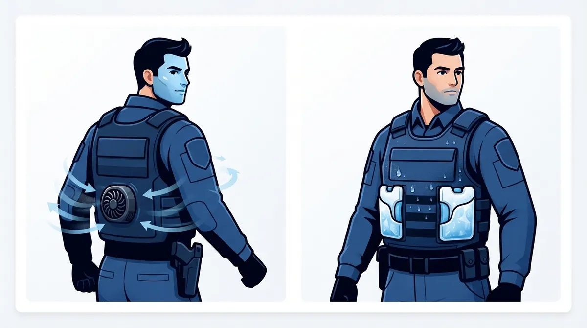 best way to cool down wearing a vest