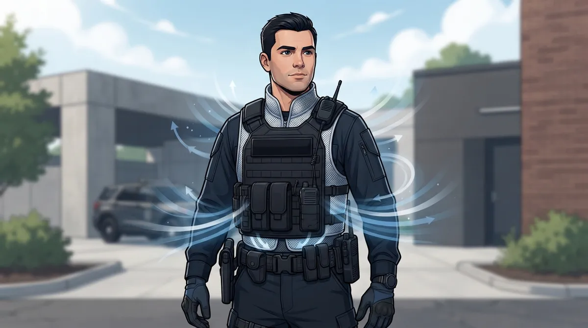 how to stop sweating under a bulletproof vest