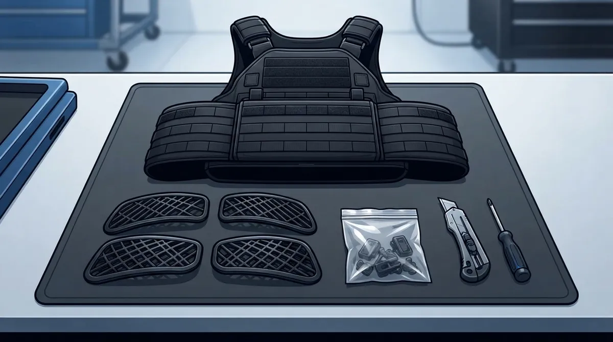 how to install BluHalo on body armor