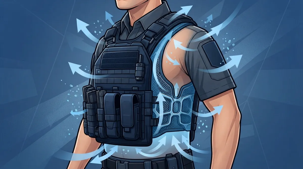 how vest fit affects cooling airflow