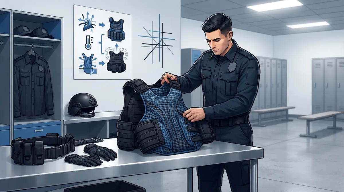 how to prepare body armor for a hot shift