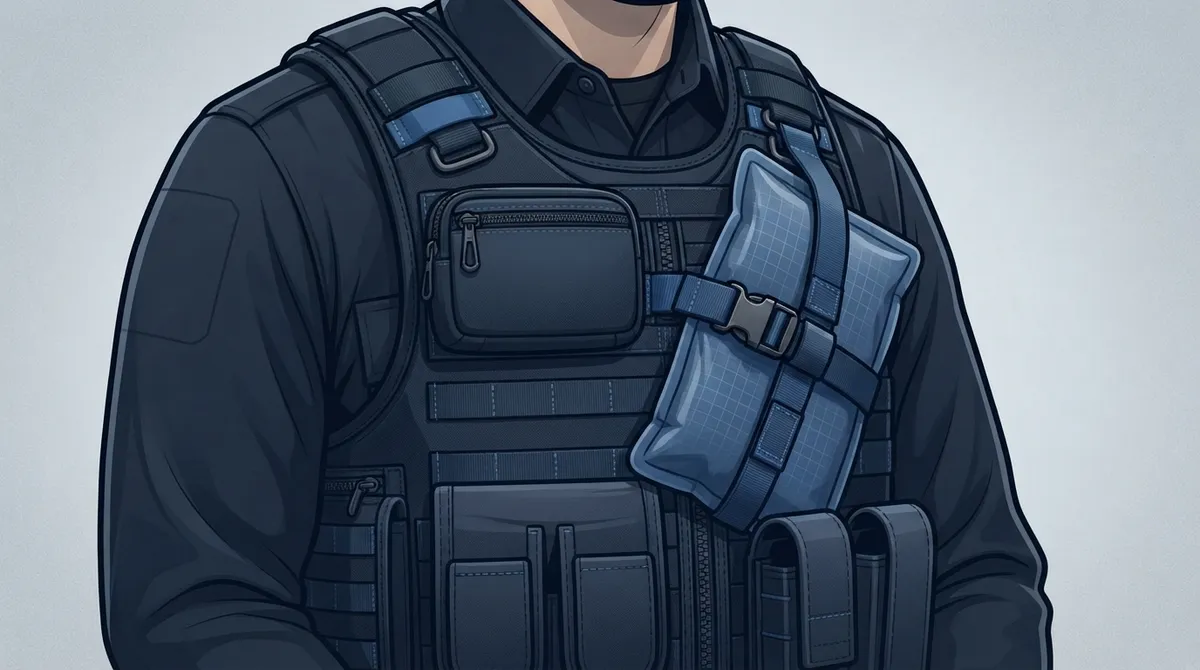 how to keep a vest cooling device from shifting