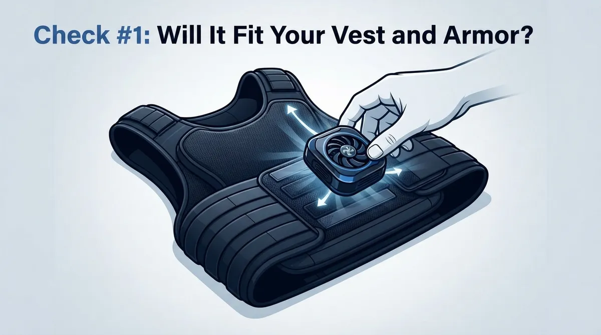 what to check before buying an under vest fan