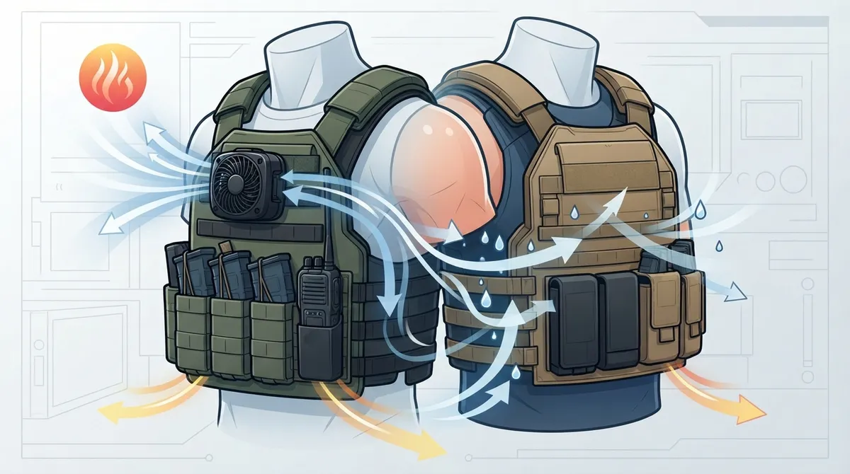 MOLLE mounted fan