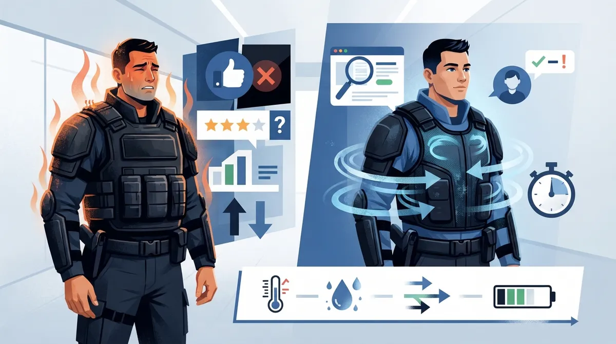 how to compare body armor cooling reviews
