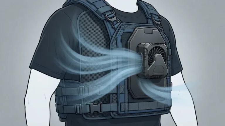 How to Position a Fan Under Body Armor for Best Airflow